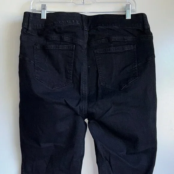 TORRID Bombshell Flare Leg Premium Stretch Black Jeans Size 14S - Picture 5 of 13